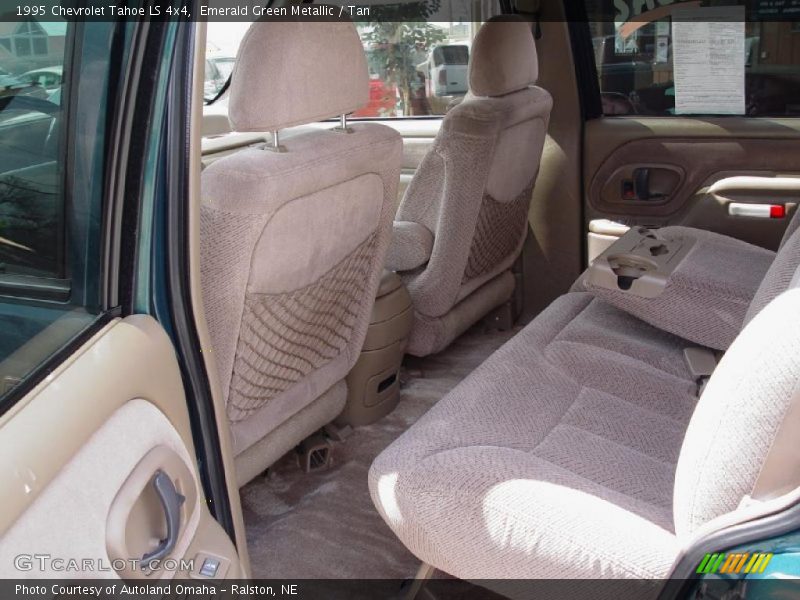 Emerald Green Metallic / Tan 1995 Chevrolet Tahoe LS 4x4