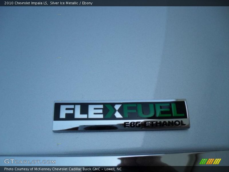 Silver Ice Metallic / Ebony 2010 Chevrolet Impala LS