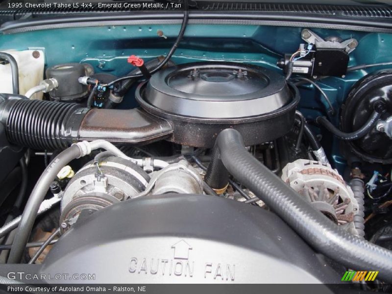 Emerald Green Metallic / Tan 1995 Chevrolet Tahoe LS 4x4
