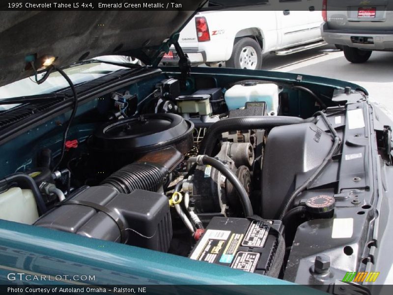 Emerald Green Metallic / Tan 1995 Chevrolet Tahoe LS 4x4
