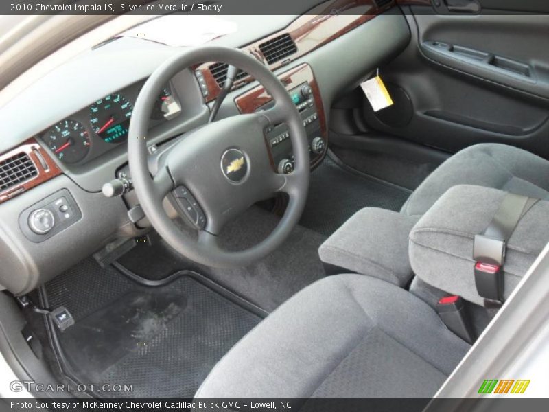 Silver Ice Metallic / Ebony 2010 Chevrolet Impala LS