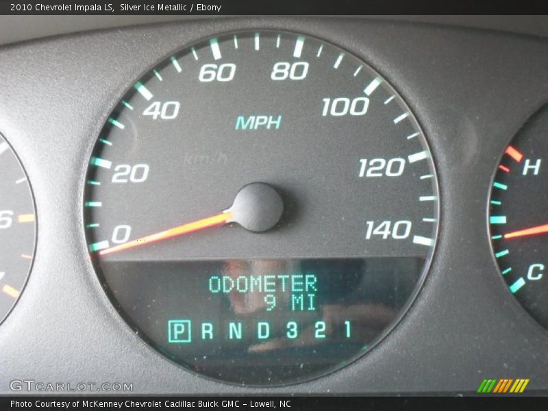 Silver Ice Metallic / Ebony 2010 Chevrolet Impala LS