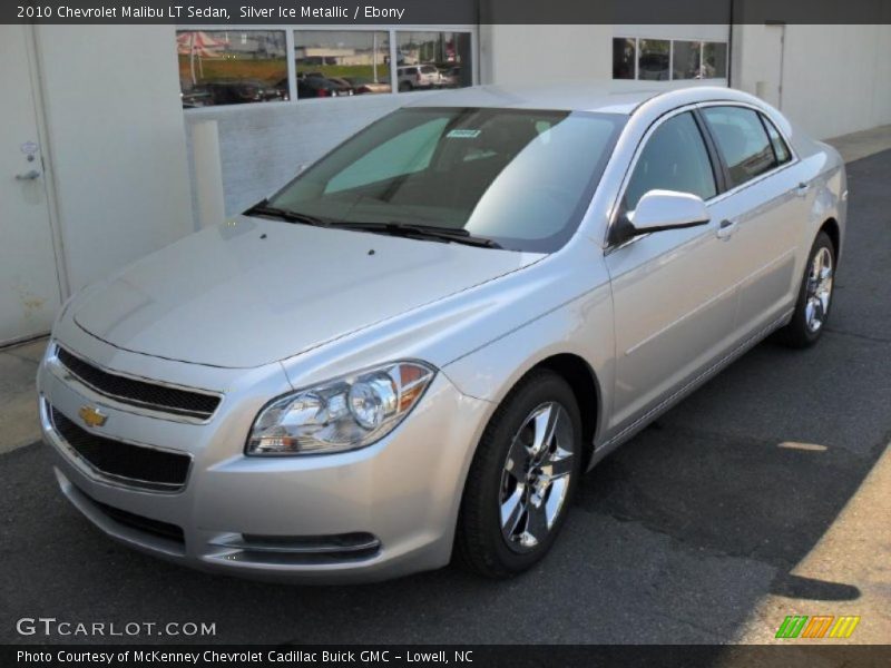 Silver Ice Metallic / Ebony 2010 Chevrolet Malibu LT Sedan