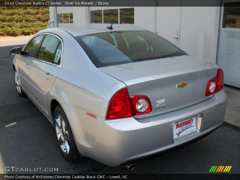 Silver Ice Metallic / Ebony 2010 Chevrolet Malibu LT Sedan