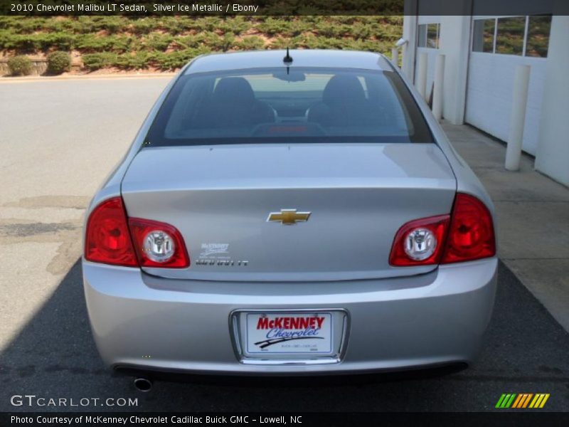 Silver Ice Metallic / Ebony 2010 Chevrolet Malibu LT Sedan