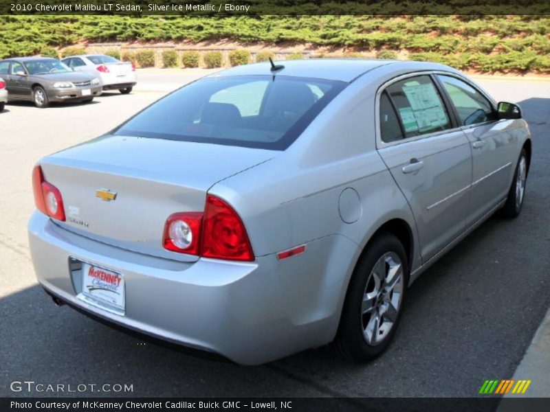 Silver Ice Metallic / Ebony 2010 Chevrolet Malibu LT Sedan