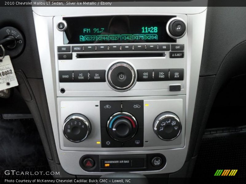Silver Ice Metallic / Ebony 2010 Chevrolet Malibu LT Sedan