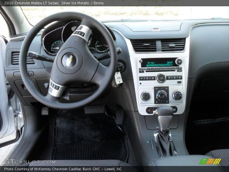 Silver Ice Metallic / Ebony 2010 Chevrolet Malibu LT Sedan