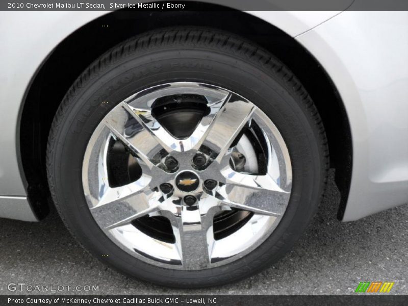 Silver Ice Metallic / Ebony 2010 Chevrolet Malibu LT Sedan