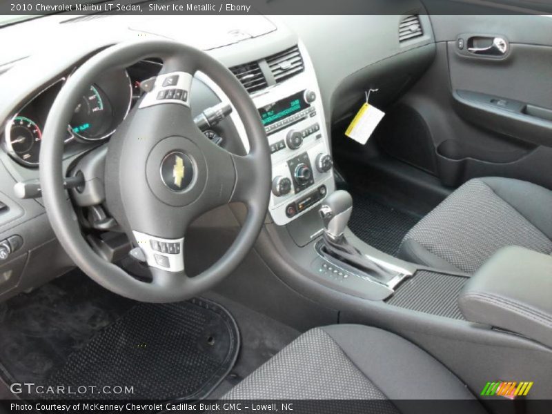 Silver Ice Metallic / Ebony 2010 Chevrolet Malibu LT Sedan