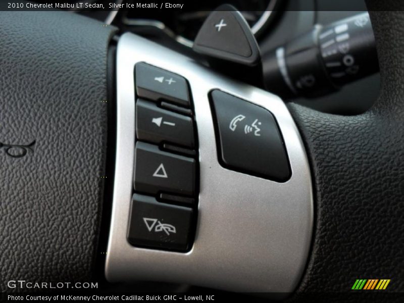 Silver Ice Metallic / Ebony 2010 Chevrolet Malibu LT Sedan