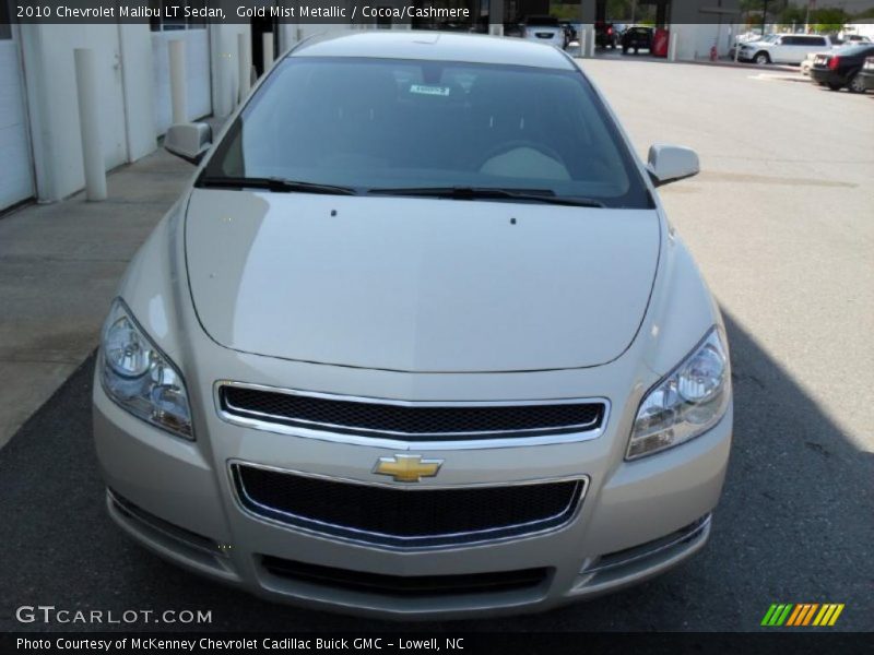 Gold Mist Metallic / Cocoa/Cashmere 2010 Chevrolet Malibu LT Sedan