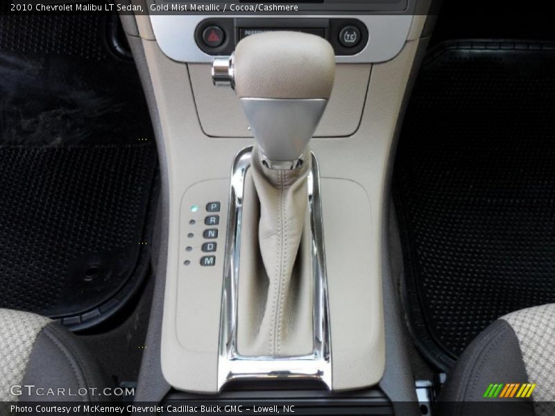 Gold Mist Metallic / Cocoa/Cashmere 2010 Chevrolet Malibu LT Sedan