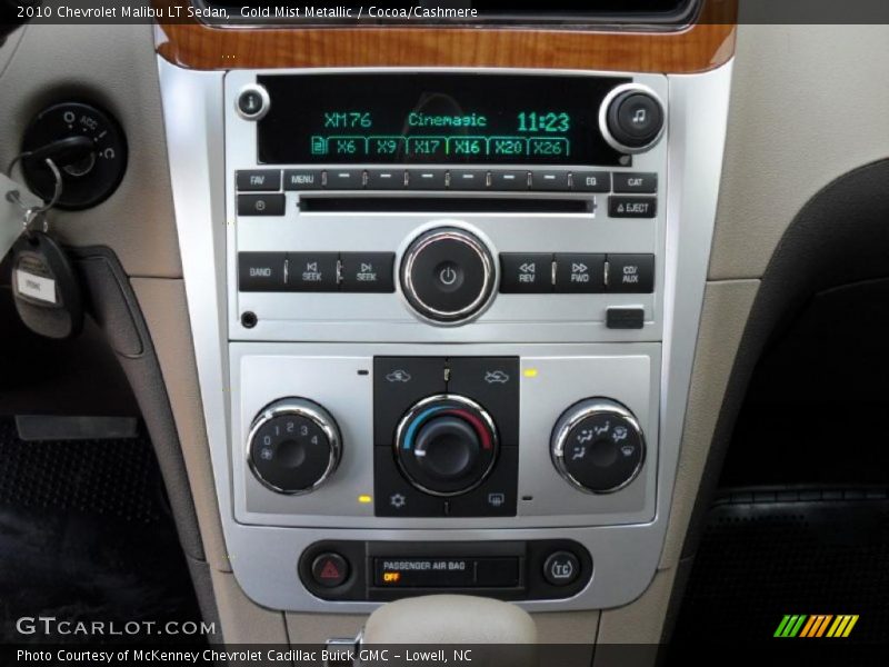 Gold Mist Metallic / Cocoa/Cashmere 2010 Chevrolet Malibu LT Sedan