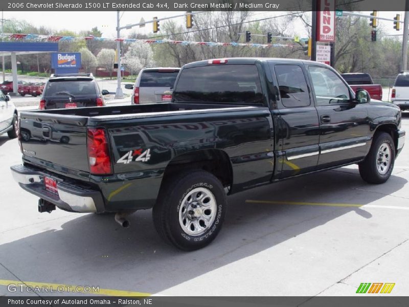 Dark Green Metallic / Medium Gray 2006 Chevrolet Silverado 1500 LT Extended Cab 4x4