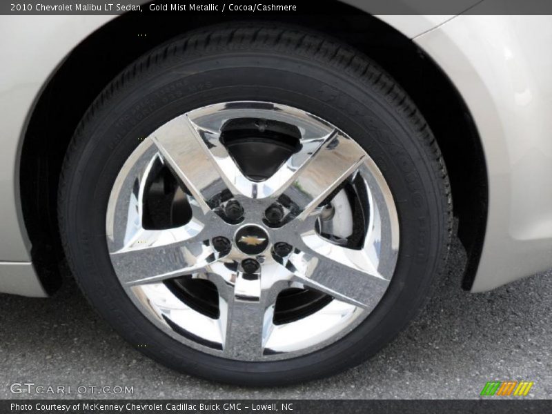Gold Mist Metallic / Cocoa/Cashmere 2010 Chevrolet Malibu LT Sedan