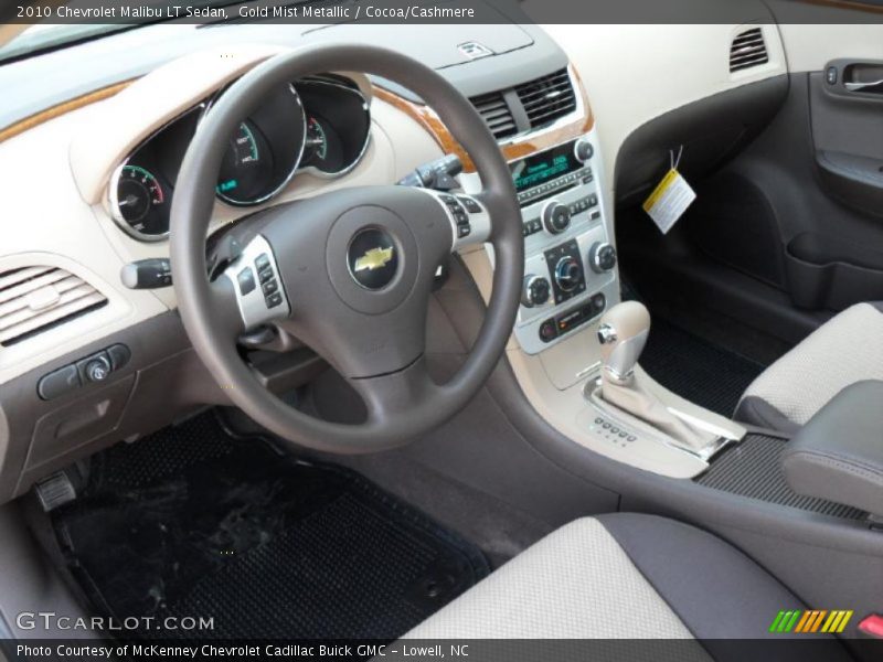 Gold Mist Metallic / Cocoa/Cashmere 2010 Chevrolet Malibu LT Sedan