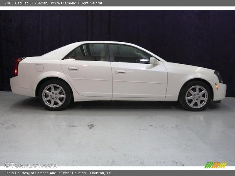 White Diamond / Light Neutral 2003 Cadillac CTS Sedan