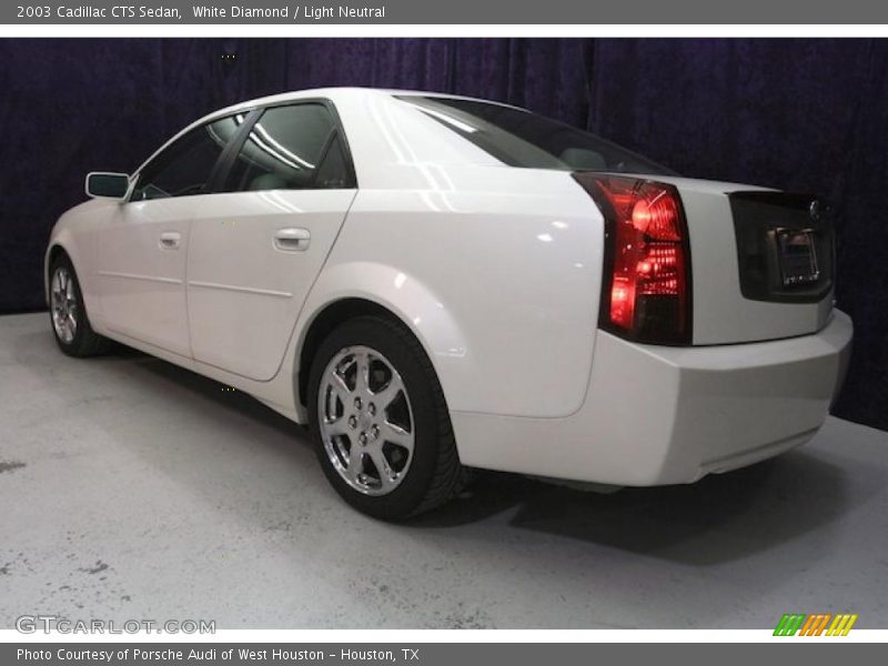 White Diamond / Light Neutral 2003 Cadillac CTS Sedan