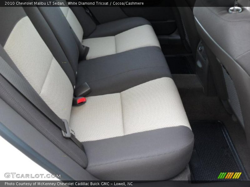 White Diamond Tricoat / Cocoa/Cashmere 2010 Chevrolet Malibu LT Sedan