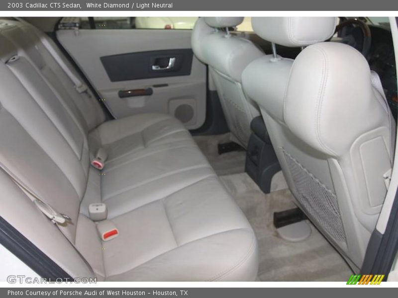 White Diamond / Light Neutral 2003 Cadillac CTS Sedan