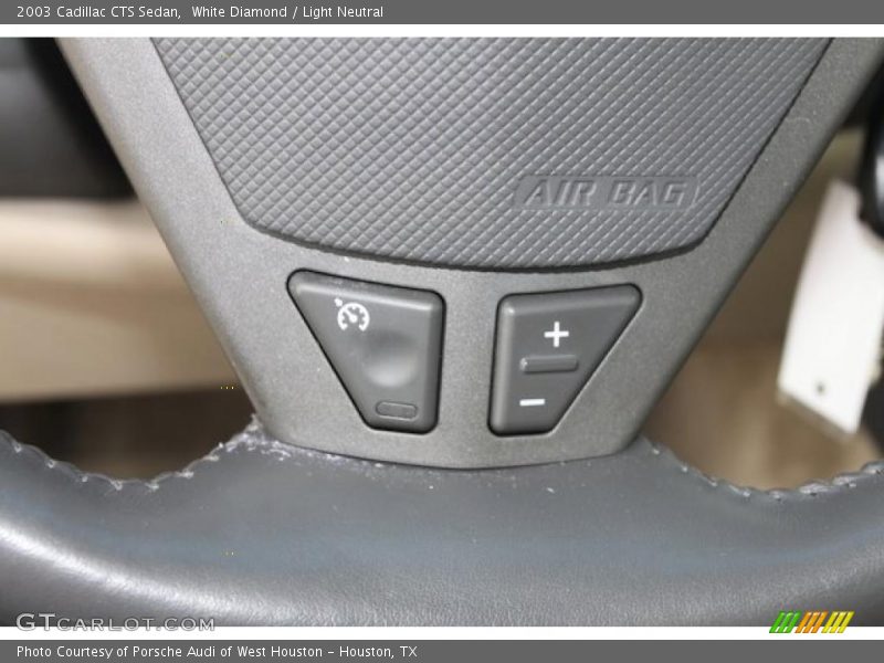 White Diamond / Light Neutral 2003 Cadillac CTS Sedan