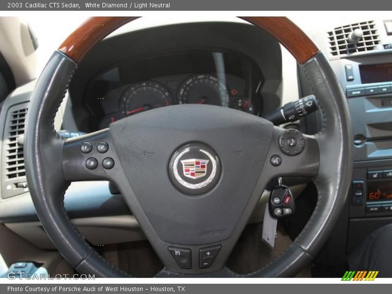 White Diamond / Light Neutral 2003 Cadillac CTS Sedan