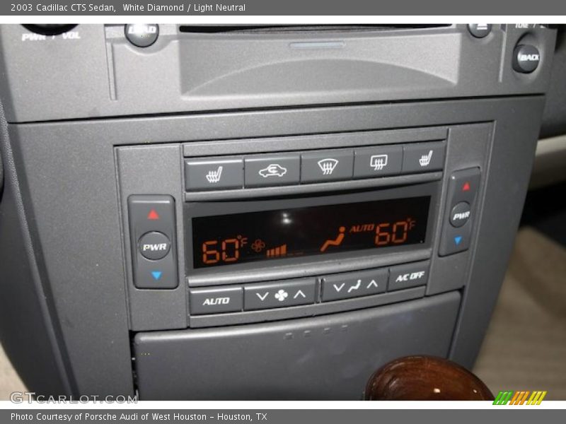 White Diamond / Light Neutral 2003 Cadillac CTS Sedan