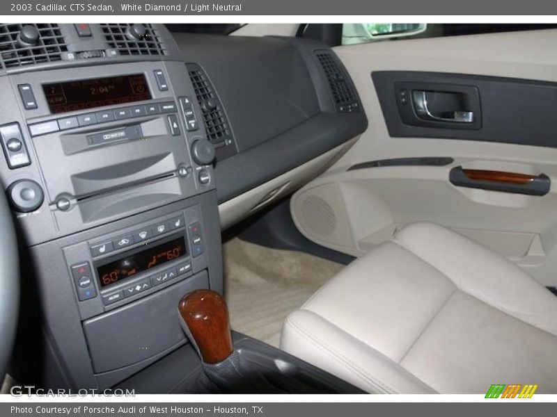 White Diamond / Light Neutral 2003 Cadillac CTS Sedan