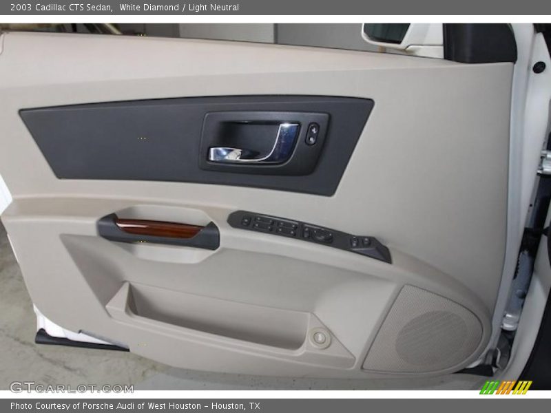 White Diamond / Light Neutral 2003 Cadillac CTS Sedan