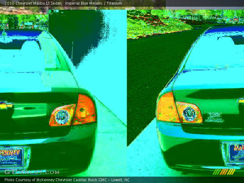 Imperial Blue Metallic / Titanium 2010 Chevrolet Malibu LS Sedan