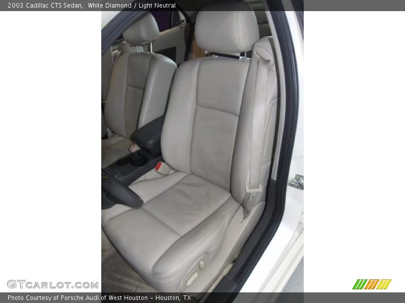 White Diamond / Light Neutral 2003 Cadillac CTS Sedan