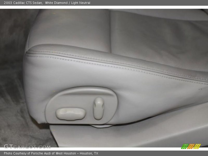 White Diamond / Light Neutral 2003 Cadillac CTS Sedan