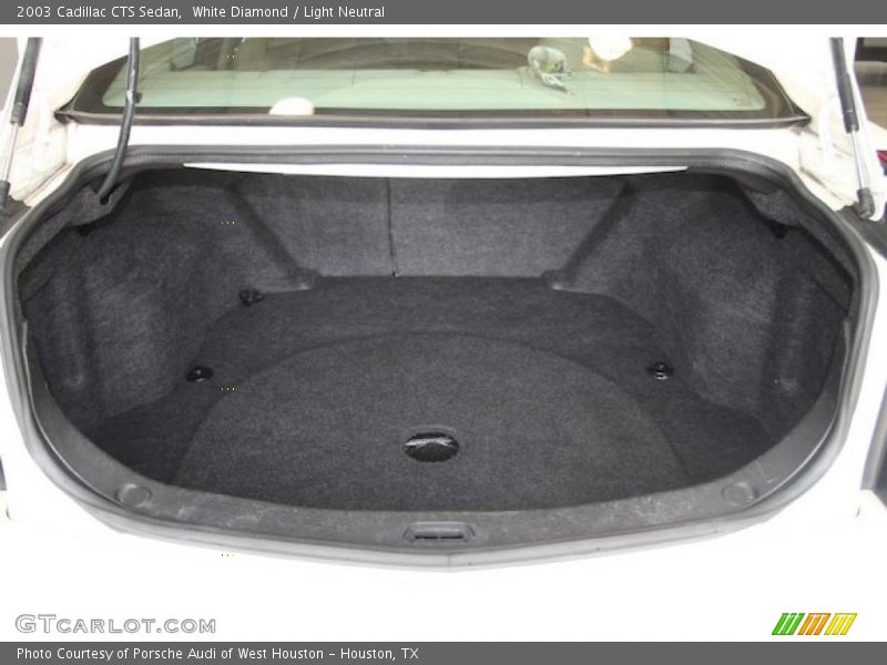 White Diamond / Light Neutral 2003 Cadillac CTS Sedan