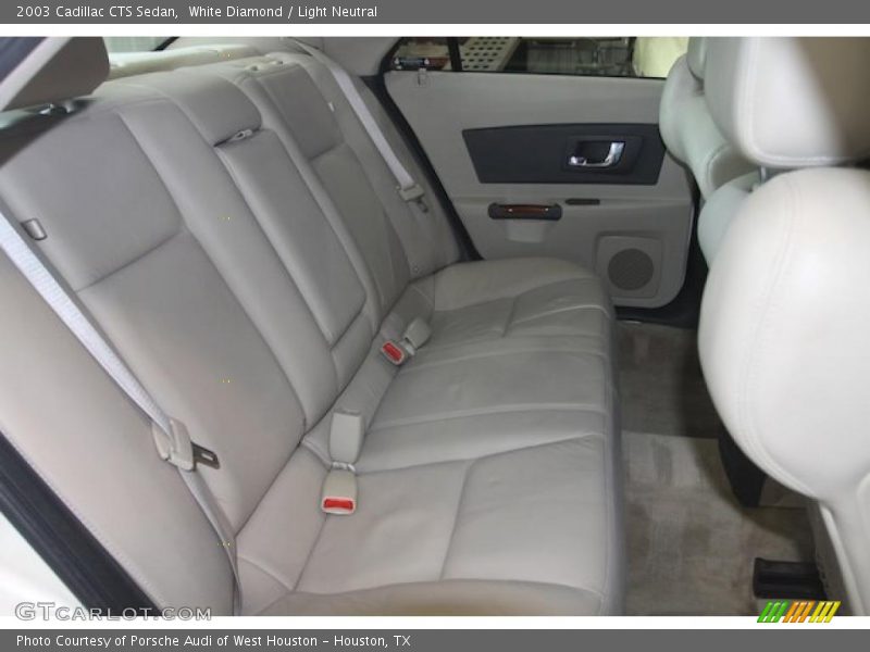 White Diamond / Light Neutral 2003 Cadillac CTS Sedan
