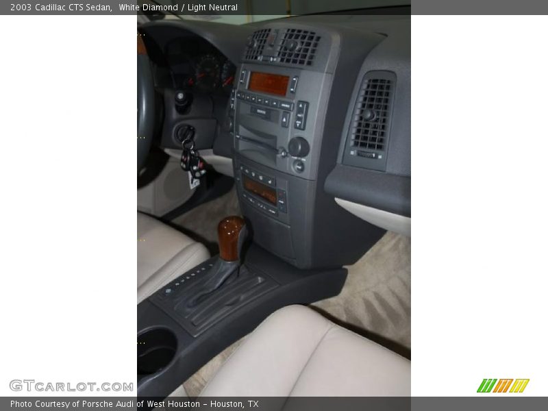 White Diamond / Light Neutral 2003 Cadillac CTS Sedan
