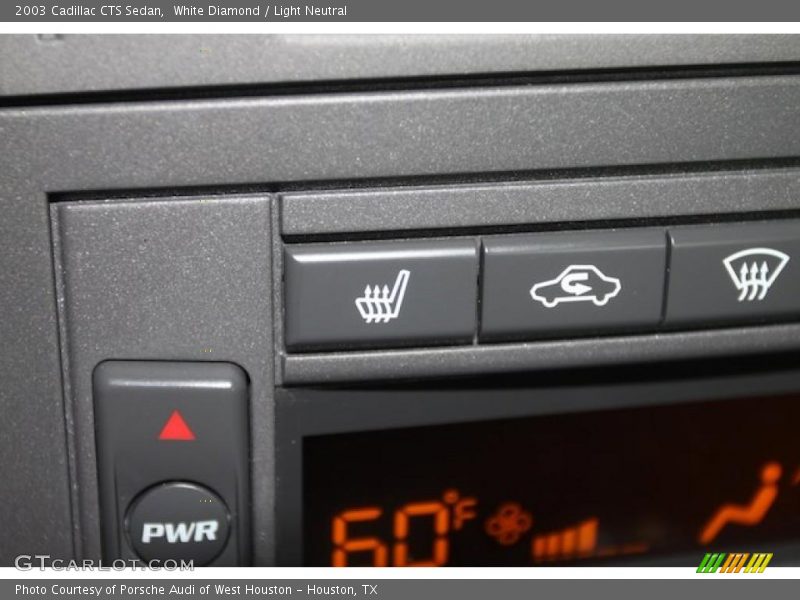 White Diamond / Light Neutral 2003 Cadillac CTS Sedan