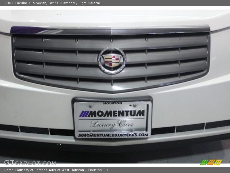 White Diamond / Light Neutral 2003 Cadillac CTS Sedan
