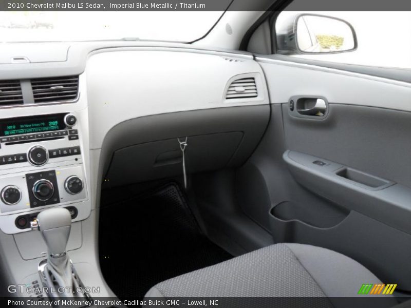 Imperial Blue Metallic / Titanium 2010 Chevrolet Malibu LS Sedan