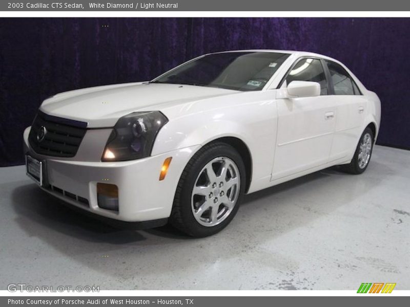 White Diamond / Light Neutral 2003 Cadillac CTS Sedan