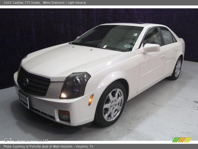 White Diamond / Light Neutral 2003 Cadillac CTS Sedan