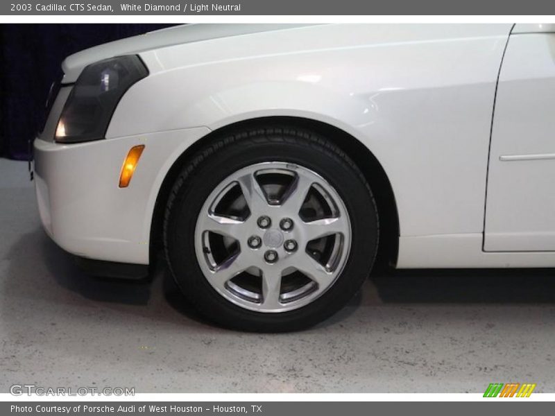 White Diamond / Light Neutral 2003 Cadillac CTS Sedan