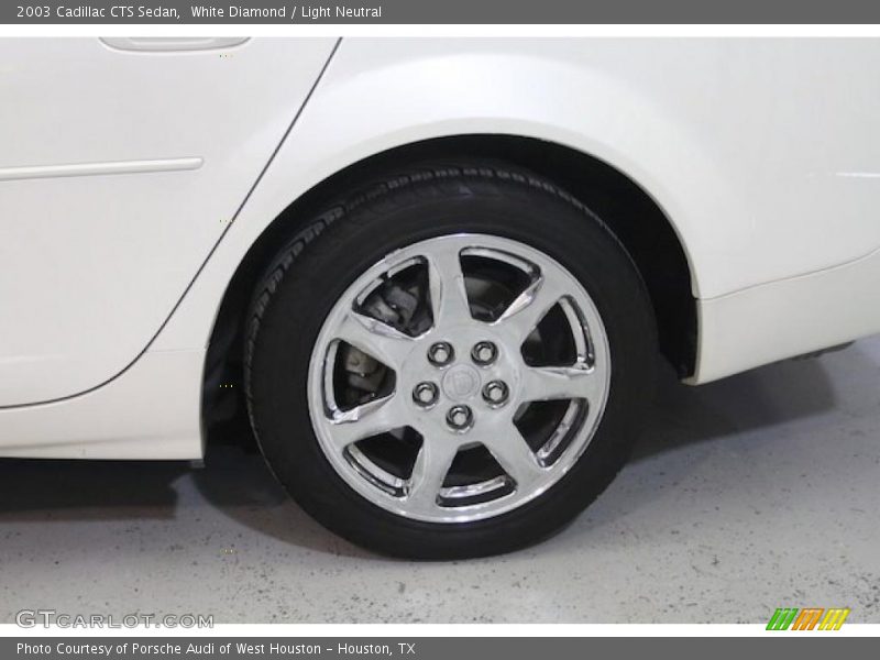 White Diamond / Light Neutral 2003 Cadillac CTS Sedan