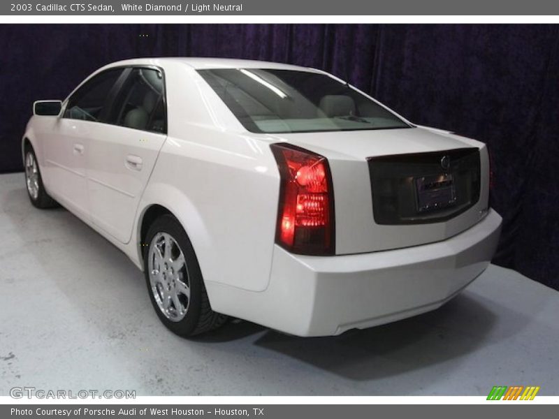 White Diamond / Light Neutral 2003 Cadillac CTS Sedan