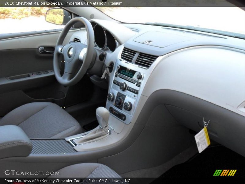 Imperial Blue Metallic / Titanium 2010 Chevrolet Malibu LS Sedan