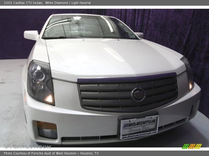 White Diamond / Light Neutral 2003 Cadillac CTS Sedan