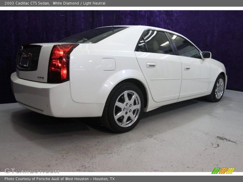 White Diamond / Light Neutral 2003 Cadillac CTS Sedan