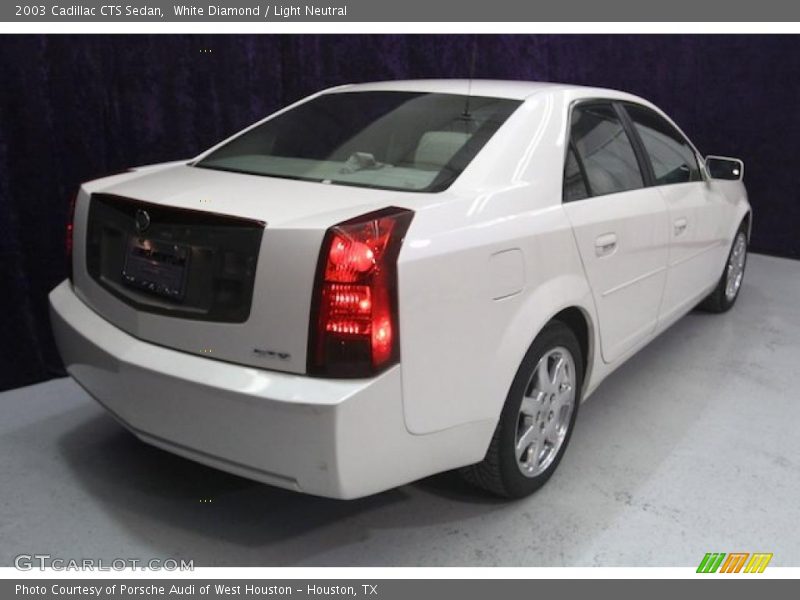 White Diamond / Light Neutral 2003 Cadillac CTS Sedan
