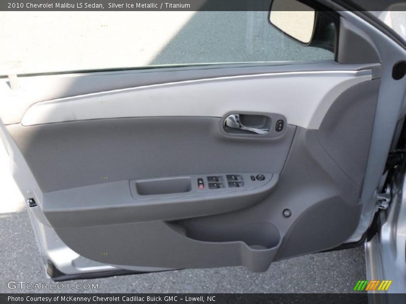 Silver Ice Metallic / Titanium 2010 Chevrolet Malibu LS Sedan