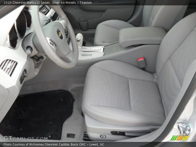 Silver Ice Metallic / Titanium 2010 Chevrolet Malibu LS Sedan